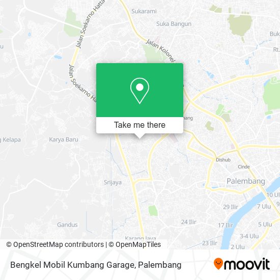 Bengkel Mobil Kumbang Garage map