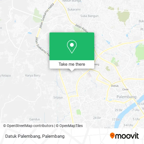 Datuk Palembang map