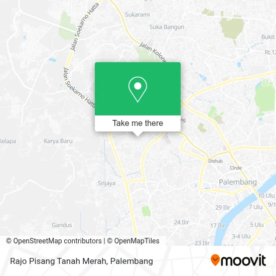 Rajo Pisang Tanah Merah map