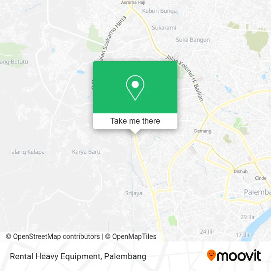 Rental Heavy Equipment map