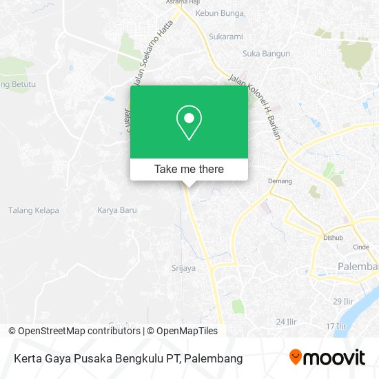 Kerta Gaya Pusaka Bengkulu PT map