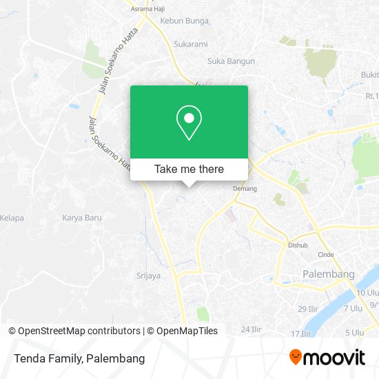 Tenda Family map