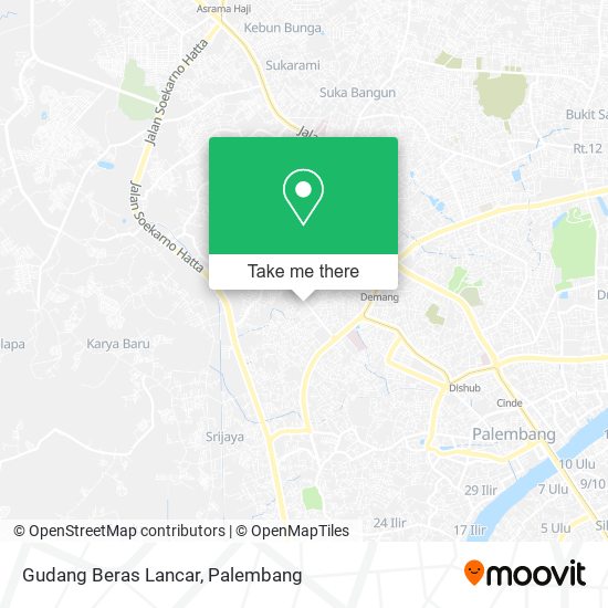 Gudang Beras Lancar map