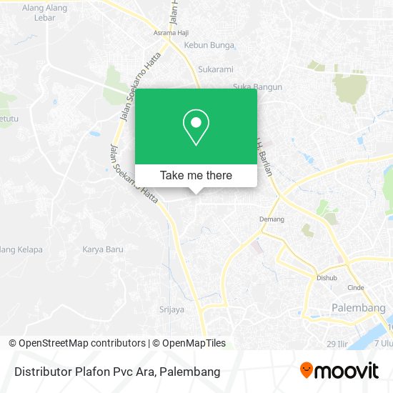 Distributor Plafon Pvc Ara map