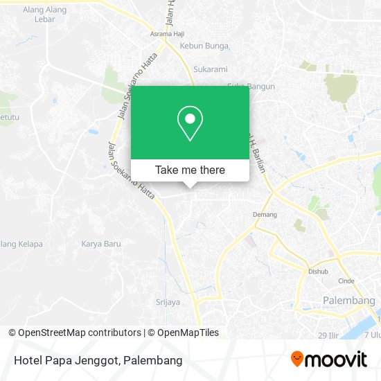 Hotel Papa Jenggot map