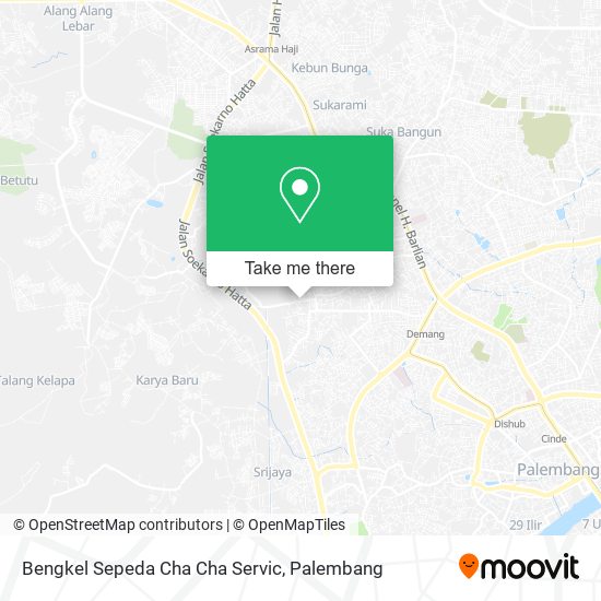 Bengkel Sepeda Cha Cha Servic map