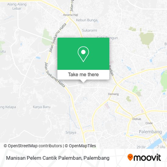 Manisan Pelem Cantik Palemban map