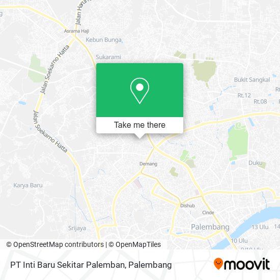 PT Inti Baru Sekitar Palemban map