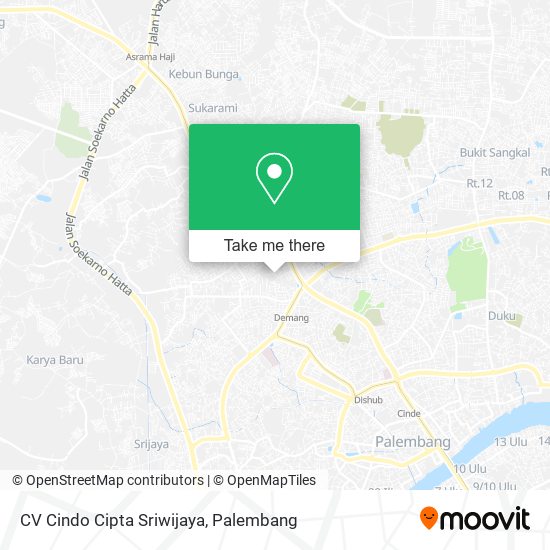 CV Cindo Cipta Sriwijaya map