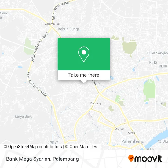 Bank Mega Syariah map