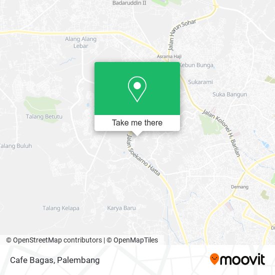 Cafe Bagas map