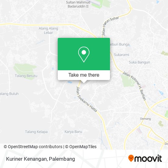 Kuriner Kenangan map