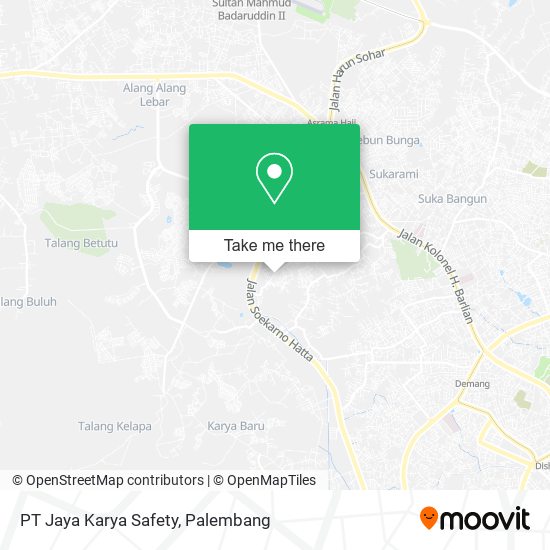 PT Jaya Karya Safety map