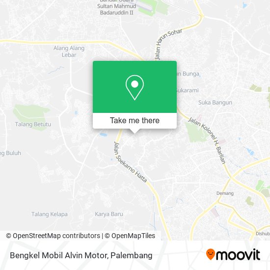 Bengkel Mobil Alvin Motor map