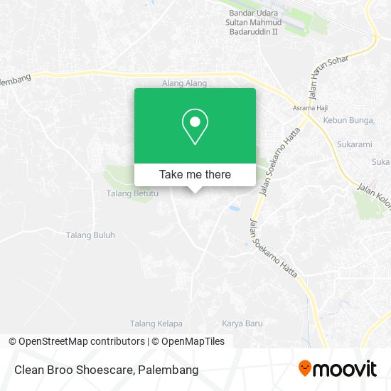 Clean Broo Shoescare map