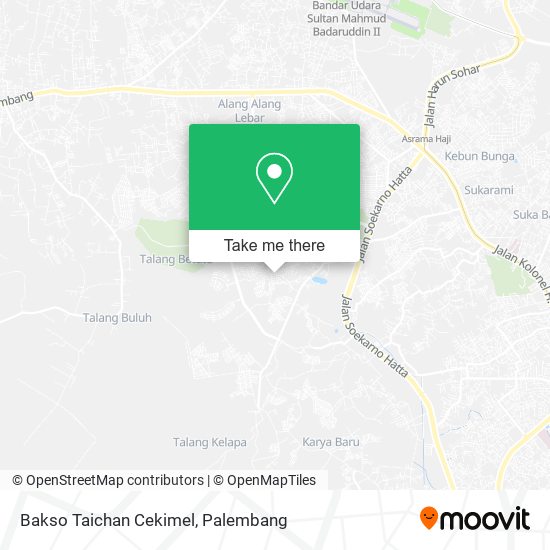 Bakso Taichan Cekimel map