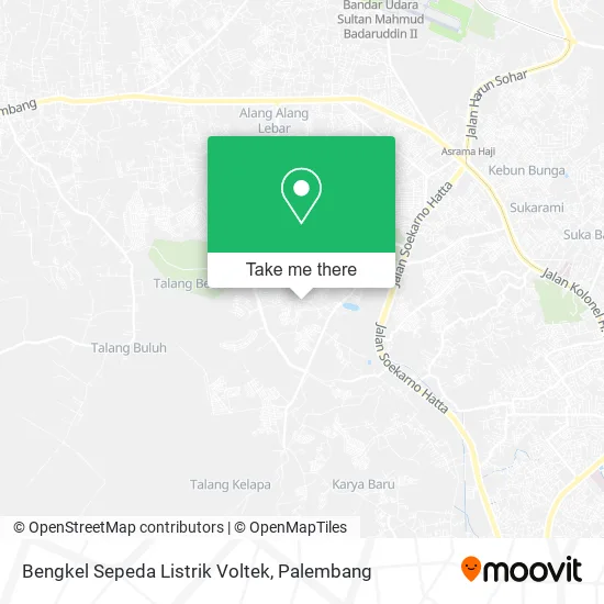 Bengkel Sepeda Listrik Voltek map