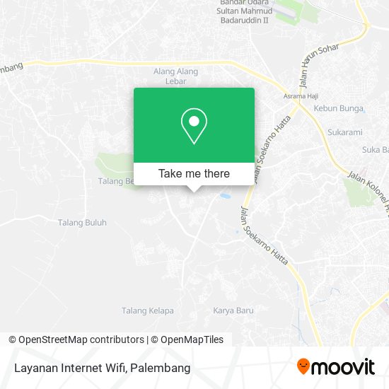 Layanan Internet Wifi map