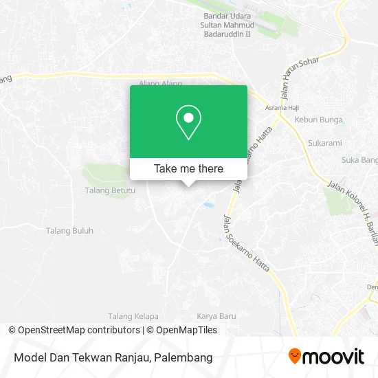 Model Dan Tekwan Ranjau map