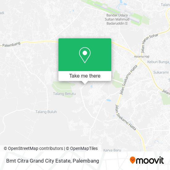 Bmt Citra Grand City Estate map