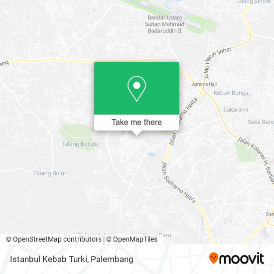 Istanbul Kebab Turki map