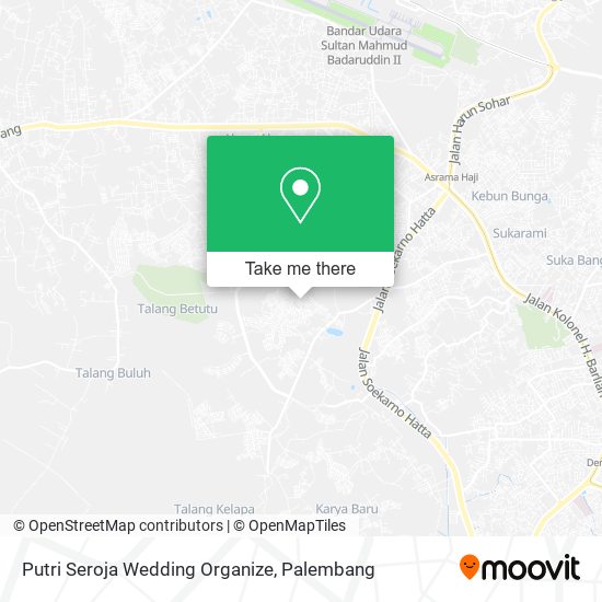 Putri Seroja Wedding Organize map