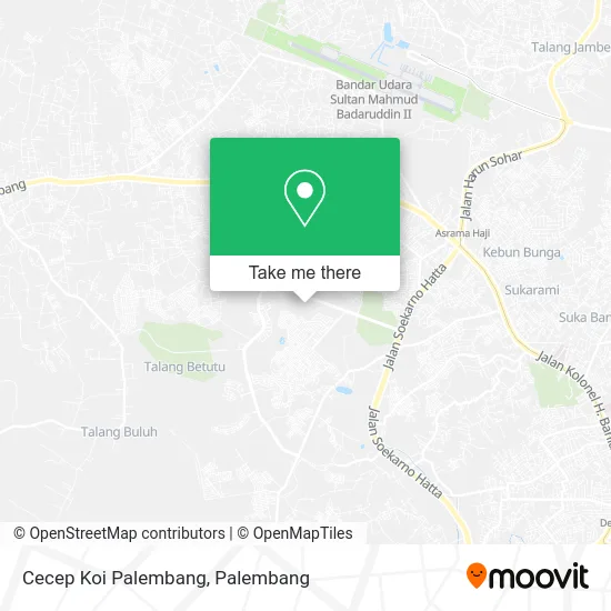 Cecep Koi Palembang map