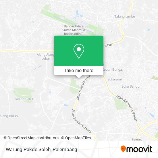 Warung Pakde Soleh map