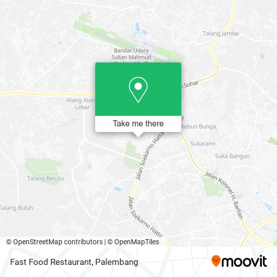 Fast Food Restaurant map