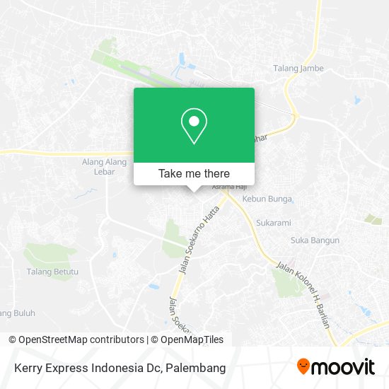 Kerry Express Indonesia Dc map