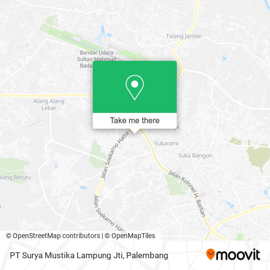 PT Surya Mustika Lampung Jti map