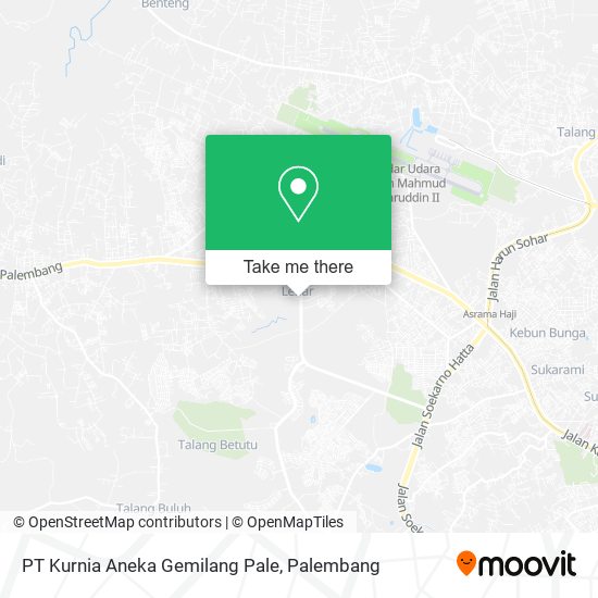 PT Kurnia Aneka Gemilang Pale map