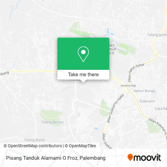 Pisang Tanduk Alamami O Froz map