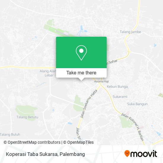 Koperasi Taba Sukarsa map