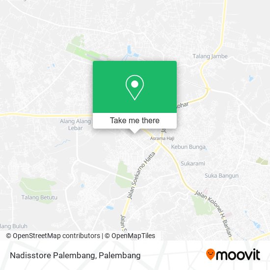 Nadisstore Palembang map
