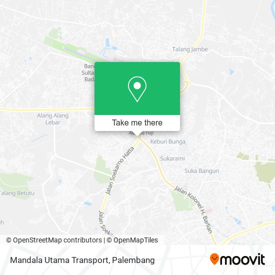 Mandala Utama Transport map