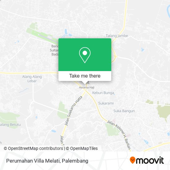 Perumahan Villa Melati map