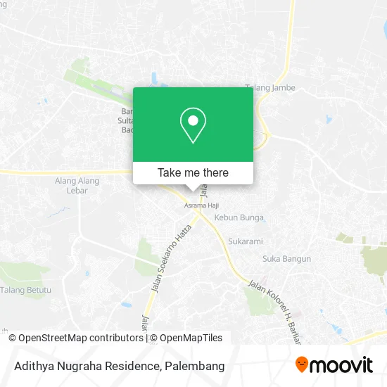 Adithya Nugraha Residence map