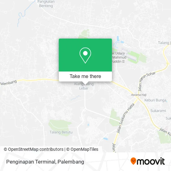 Penginapan Terminal map
