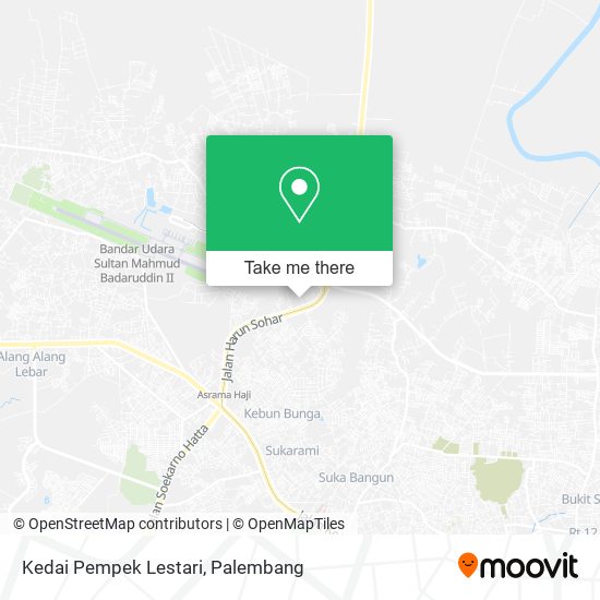 Kedai Pempek Lestari map