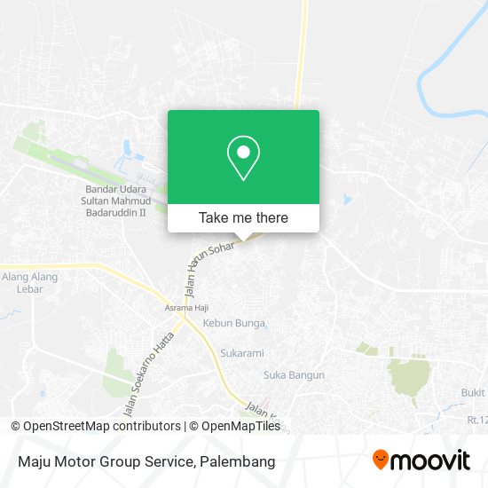 Maju Motor Group Service map