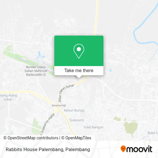 Rabbits House Palembang map
