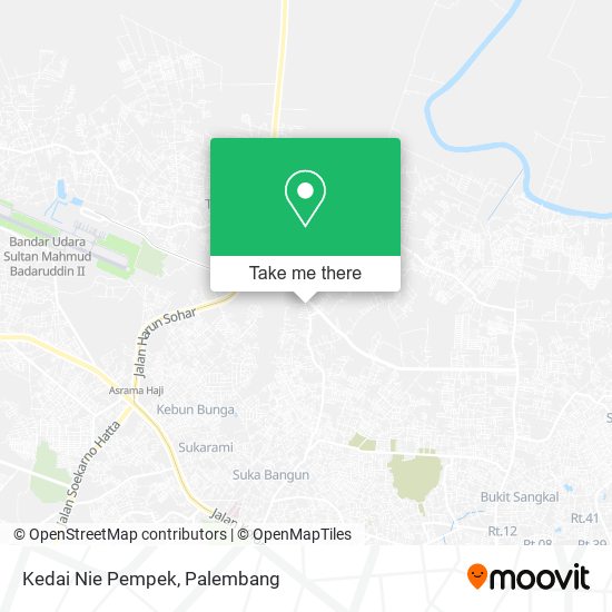 Kedai Nie Pempek map