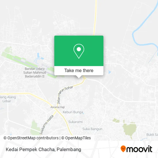 Kedai Pempek Chacha map