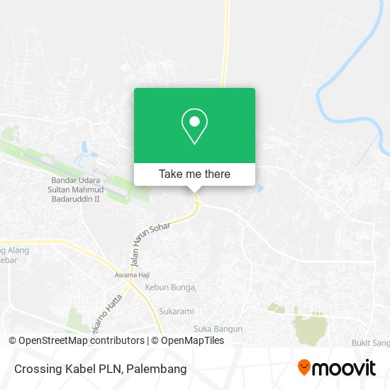 Crossing Kabel PLN map