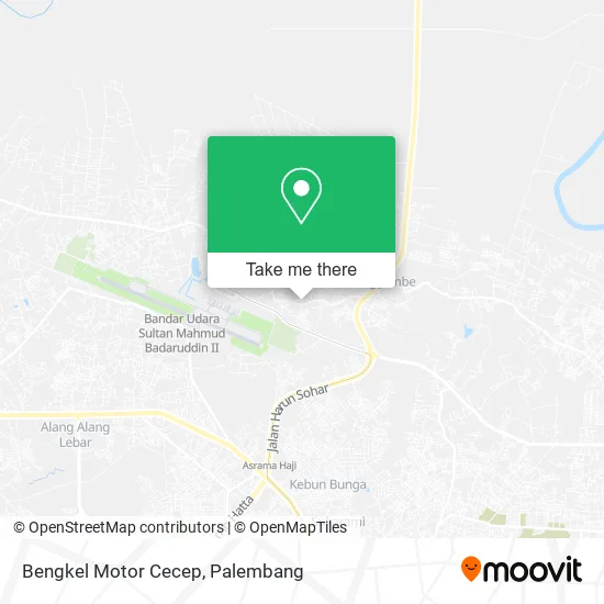 Bengkel Motor Cecep map
