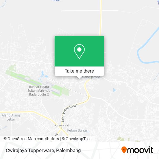Cwirajaya Tupperware map