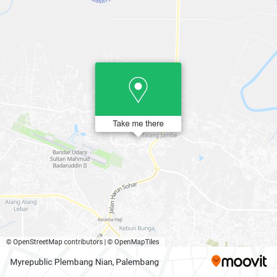 Myrepublic Plembang Nian map