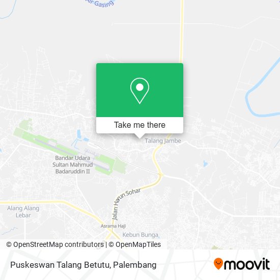 Puskeswan Talang Betutu map
