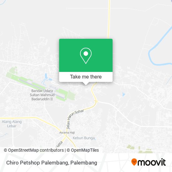 Chiro Petshop Palembang map